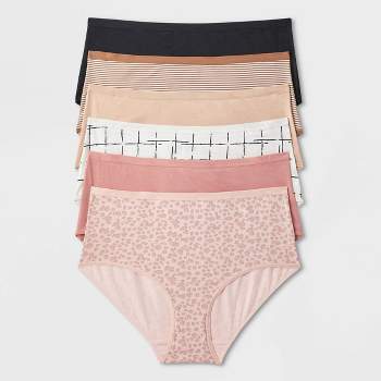 Women's Seamless Bikini Underwear 6pk - Auden Assorted Size M 8-10