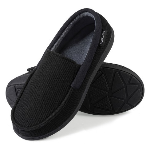  WYBAXZ House Shoes Men Size 11 Mens Couple Shoes Solid Color  Non Slip Hollow Water Leakage Slippers Men Slippers (Black, 8)