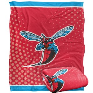 Delaware State University Logo Dots Silky Touch Blanket White 50x60 - 1 of 4