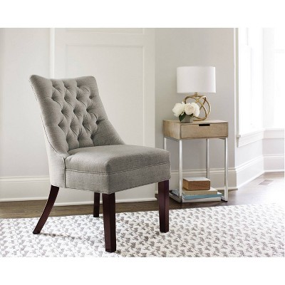 Winslow Tufted Back Chair Light Gray - Threshold™