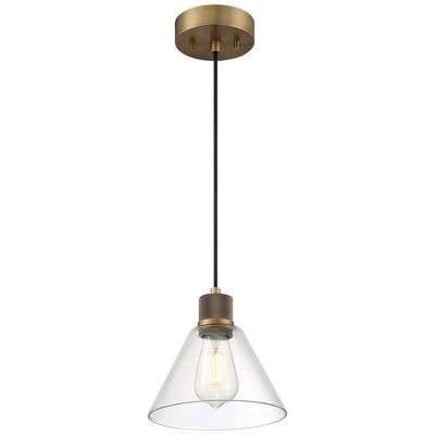 Access Lighting Port Nine 1 - Light Pendant in  Antique Brushed Brass
