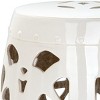 Stencil Blossom Ceramic Garden Stool  - Safavieh - image 3 of 3