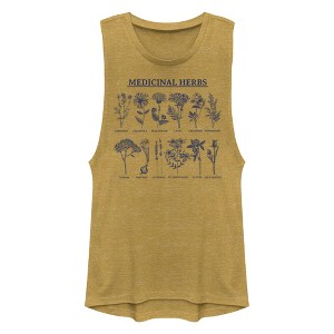 Junior's Lost Gods Healing Herbs Festival Muscle Tee - 1 of 4