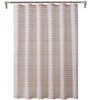 Piña & Sardinia Home Paloma Abstract Pink And White Fabric Shower Curtain - Standard Size - 2 of 4