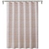 Piña & Sardinia Home Paloma Abstract Pink And White Fabric Shower Curtain - Standard Size - image 2 of 4