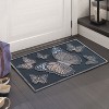 A1HC Butterfly Design Welcome Door Mat 18"x30", Outdoor Rubber Entrance Mat with Non-Slip Backing - 4 of 4