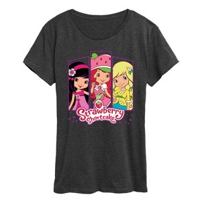 Women's - Strawberry Shortcake - Strawberry And Friends Short Sleeve Graphic T-Shirt - 1 of 4
