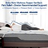 Dyonery 3 Inch Extra Firm Mattress Topper King Size High Density Cooling Gel Bamboo Memory Foam Bed Topper for Pain Relief with Removable Cover - 3 of 4