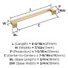 Amerock Lintel Pull for Cabinets, Drawers, and Furniture - 4 of 4