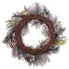 Kurt Adler Un-Lit Gingerbread Flocked Wreath, 20in - 3 of 4
