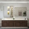 Apmir Rectangular Aluminum Alloy Framed and Tempered Glass Wall Bathroom Vanity Mirror in Matte Black/ Gold/ Silver/ Brown - 4 of 4