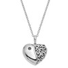 Black Bow Jewelry Antiqued Sterling Silver One More Day Ash Holder Necklace, 18 Inch - 2 of 4