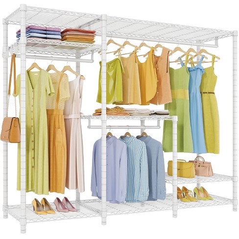 VIPEK V3 Garment Rack, Heavy Duty Clothes Rack with Shelves, Hanging Rods, Side Hooks, 950lbs Weight Capacity. - image 1 of 4