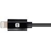 Monoprice Apple MFi Certified Lightning to USB Type-C and Sync Cable - 6 Feet - Black, Compatible with iPod, iPhone, iPad with Lightning Connector - 4 of 4