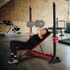 Costway Adjustable Olympic Weight Bench Press Set with Barbell Rack for Weight Lifting, Home Gym Strength Training - 3 of 4