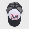 Vintage Trucker Cap for Men - Rooster & Lion Patch Mesh Back Baseball Hats - 3 of 4