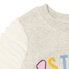 Disney Girls Fleece Sweatshirt with Faux Fur Sleeves Little Kid to Big Kid - 3 of 4
