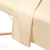 Saloniture 3-Piece Microfiber Massage Table Sheet Set, Includes Flat and Fitted Sheets with Face Cradle Cover - 3 of 4