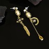 SOHI Women's Feather Drop Earrings - 2 of 3