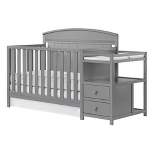Oxford Baby Pearson Crib and Changer - Dove Gray