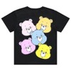 Ladies Care Bears Fashion Shirt - Ladies Classic Care Bears Front and Back Tee - Cheer Friend Funshine Good Luck Care Bears Tee - 2 of 4