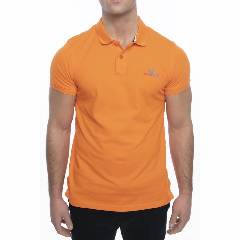 Infinite Basics West End Men's Classic Fit Short Sleeve Polo Shirt, 1 of 9