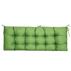 ARTPLAN Outdoor 48 Inch Bench Cushion Tufted for Outdoor Furniture, 48"x18"x4" Wicker Patio Loveseat Cushion All Weather - 1 of 4