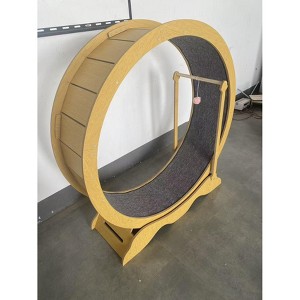 Large Silent Cat Treadmill with Dual-Color Track, Cat Home Exercise Wheel, Suitable for Pet Health and Entertainment - 1 of 4