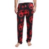 Miles Morales Spider-Man: Across the Spider-Verse Logo AOP Men's Black Sleep Pajama Pants - 2 of 4