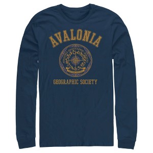 Men's Disney Strange World Avalonia Geographic Society Long Sleeve Shirt - 1 of 4