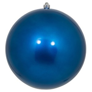 Vickerman Blue Ball Ornament - 1 of 4