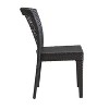 Christopher Knight Home Kaia Outdoor Rattan and Iron Stackable Dining Chairs (Set of 2) - 4 of 4