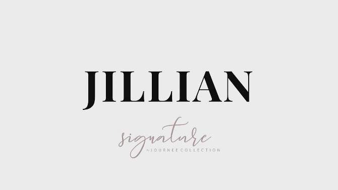Journee Signature Womens Genuine Leather Jillian D'Orsay High Block Heel Almond Toe Pumps, 2 of 10, play video