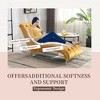 CAVINAS Velvet Chaise Lounge Chair, Button-Tufted Upholstered Recliners Chair, Accent Chair with Pillow, Sofa Chair for Bedroom, Living Room - 3 of 4