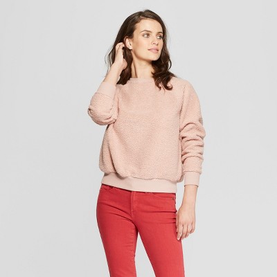 Target sherpa sweatshirt sale