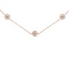 Sterling Silver 1/2 Cttw Diamond Station Necklace - 4 of 4
