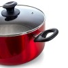 Gibson Oster Merrion 6 Quart Aluminum Dutch Oven Baking Dish with Glass Lid in Red - 4 of 4