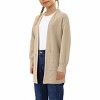 Clearlove Girls' Long Sleeve Open Front Knit Cardigan Cozy Loose Fit Sweater With Pockets Fall Winter Layering Piece - 4 of 4