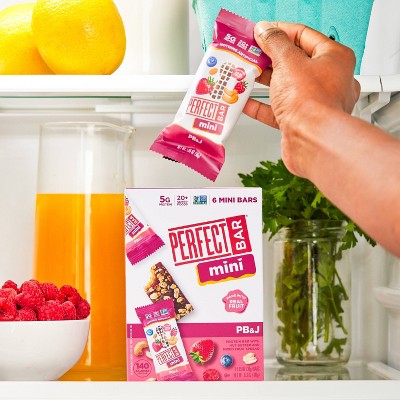 Perfect Bar Gluten-Free PB&J Mini Protein Bars - 6.3oz/6ct