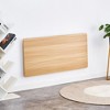 Vynxaria Folding Tables - 45-Inch-Wall-Mounted Foldable Table for Small Spaces, Natural - 4 of 4