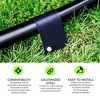 JumpFlex 4 Piece Trampoline ANCHORKIT Wind Ground Anchoring Peg Accessories Set for Maximum Trampoline Security with Stakes and Straps - 4 of 4