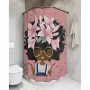 Pardon My Fro Shower Curtain - 4 of 4