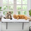 Sandinrayli Window Cat Hammock - Indoor Cat Bed for Window Sill, White - 4 of 4