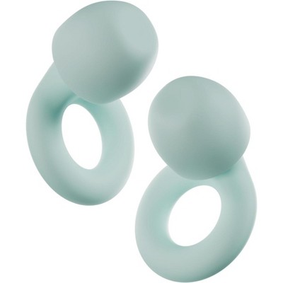 Attop Quiet 2 Ear Plugs - Ultra-Comfy Reusable Noise-Reducing Earplugs Flexible Hearing Protection Purple