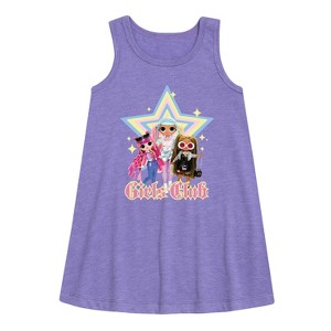 - LOL Surprise! - Girls Club Graphic Sleeveless Aline Dress - 1 of 3