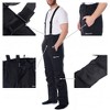 Alpine Swiss Mens Waterproof Snow Pants with Removable Suspenders Insulated Winter Snowboarding Ski Pants - 3 of 4