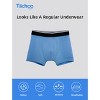 TIICHOO Washable Incontinence Underwear for Boys Cotton Reusable Nighttime Underwear Boxer Briefs 5 Pack - 2 of 4
