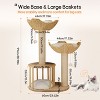 Artloge 3 Tiers Large Cat Activity Tree Tower Luxury Cat Condo Furniture with Scratching Post & Plush Cushion for Cat Gift - 2 of 4