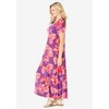 Woman Within Plus Size Short-Sleeve Crinkle Dress - 4 of 4