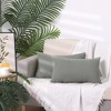 Unique Bargains Sofa Bed Solid Hidden Zippers Pillowcases 2 Pcs - 3 of 4